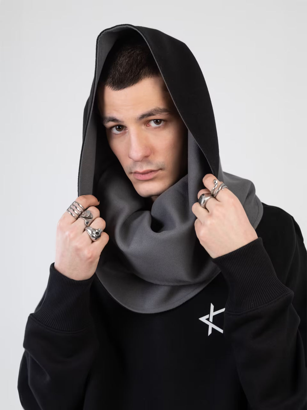 Heavy Sweatshirt - Black Velvet Flex